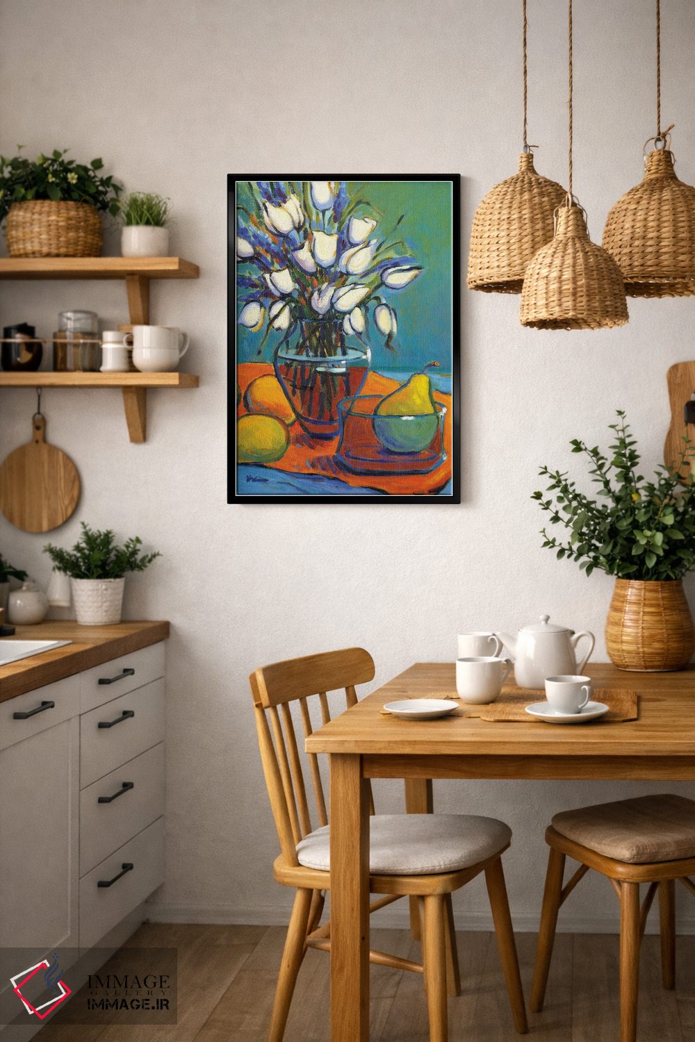 تابلو دکوراتیو قایم موشک اثر کانی کیم - D6B