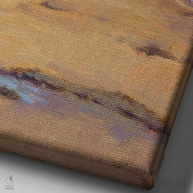 تابلو دکوراتیو کریستال کوو اثر کانی کیم - نمای نزدیک بافت بوم