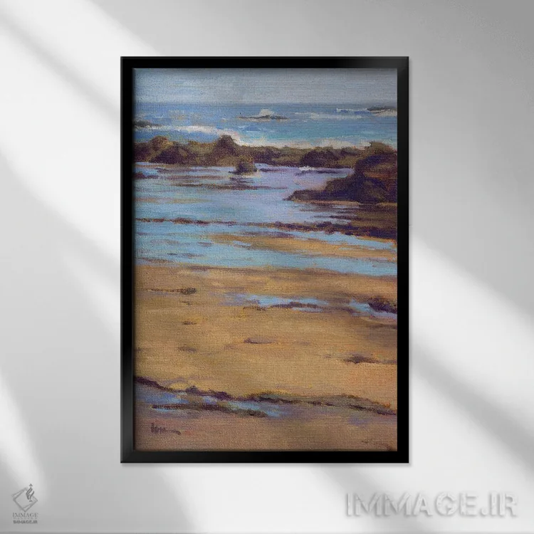 تابلو دکوراتیو کریستال کوو اثر کانی کیم - نمای قابدار مشکی