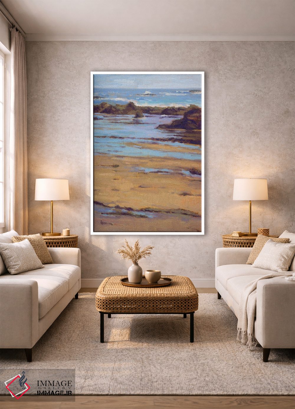 تابلو دکوراتیو کریستال کوو اثر کانی کیم - D1W