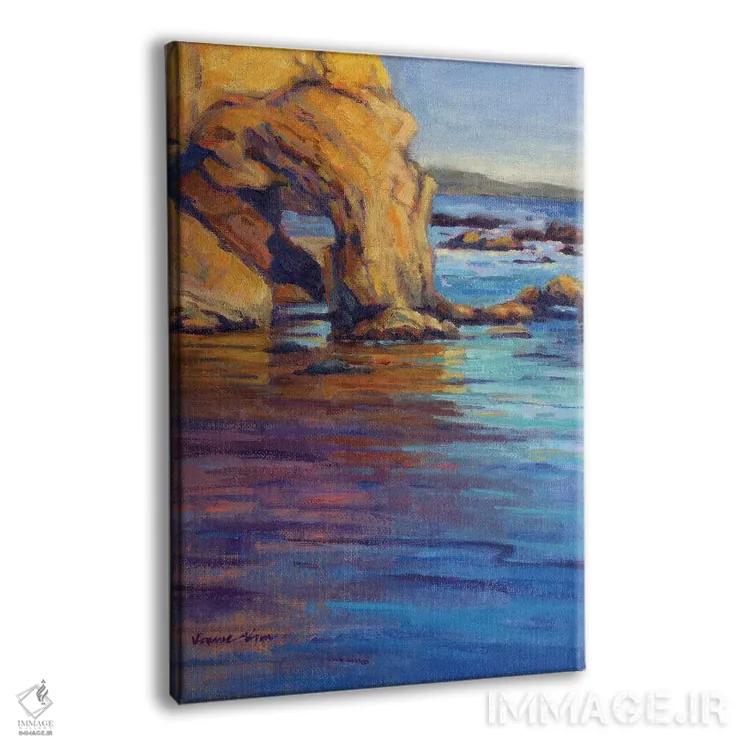 تابلو دکوراتیو کروز ساحلی ششم اثر کانی کیم - نمای پرسپکتیو محصول