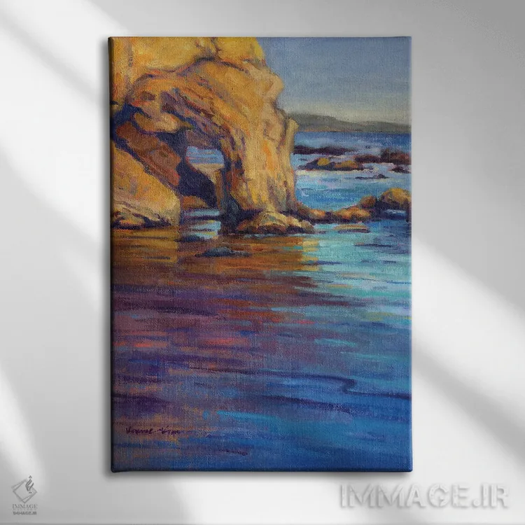 تابلو دکوراتیو کروز ساحلی ششم اثر کانی کیم - نمای روبهرو روی دیوار