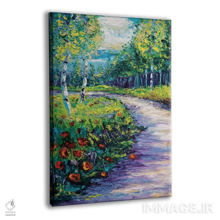 تابلو دکوراتیو مسیر درخشان اثر کیمبرلی آدامز - نمای پرسپکتیو محصول