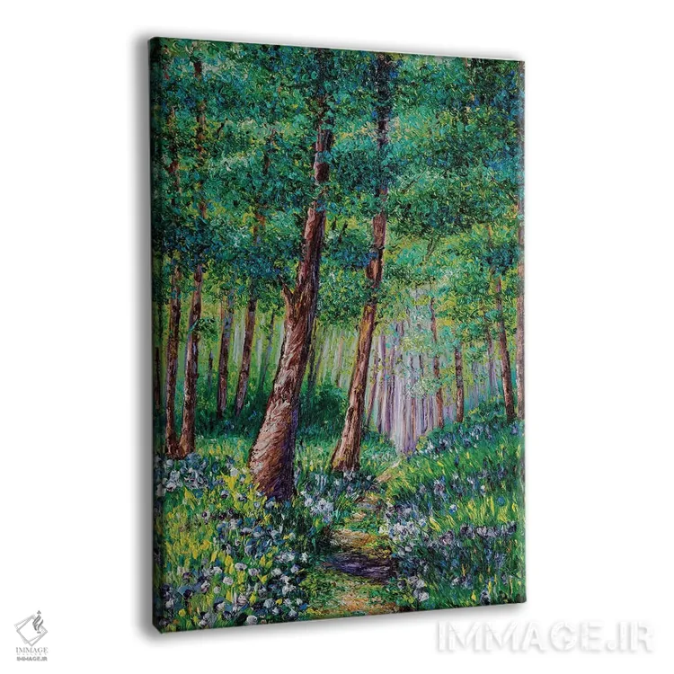 تابلو دکوراتیو جنگل در شکوفه اثر کیمبرلی آدامز - نمای پرسپکتیو محصول