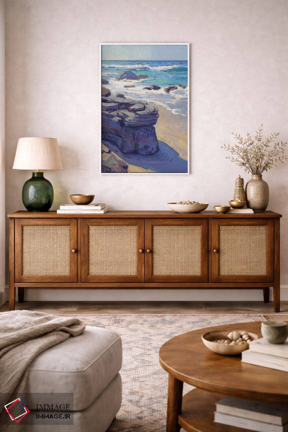 تابلو دکوراتیو سایه در کریستال کوو اثر کانی کیم - D2W