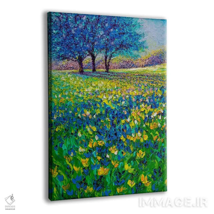 تابلو دکوراتیو صبح آبی اثر کیمبرلی آدامز - نمای پرسپکتیو محصول