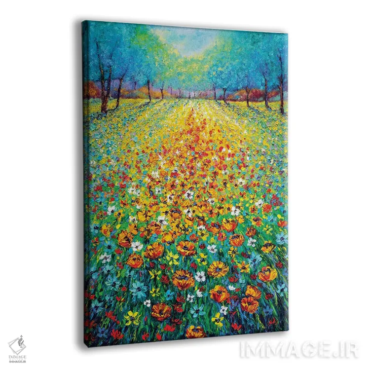 تابلو دکوراتیو گل های وحشی اثر کیمبرلی آدامز - نمای پرسپکتیو محصول