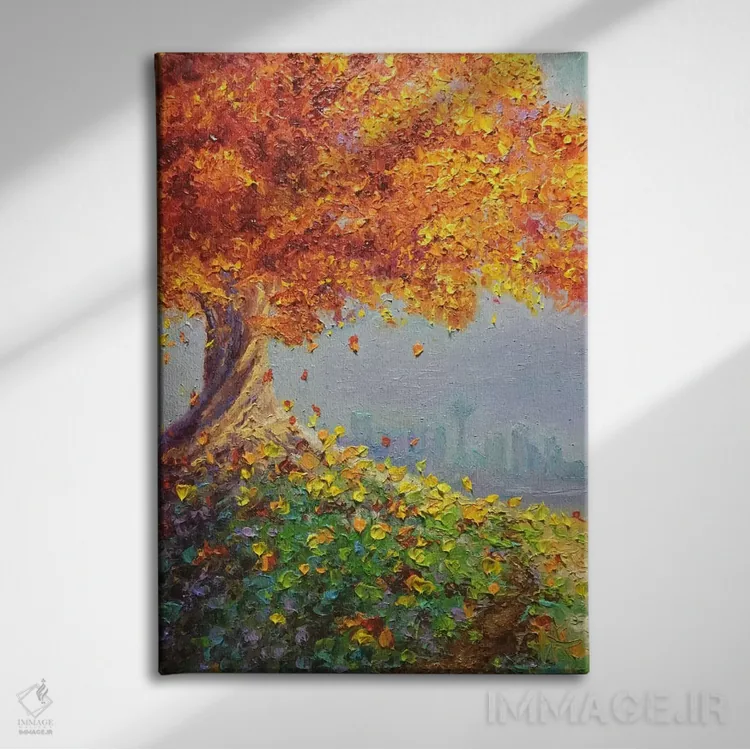 تابلو دکوراتیو منظره اثر کیمبرلی آدامز - نمای روبهرو روی دیوار