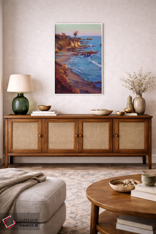 تابلو دکوراتیو Newport Beach,کرونا دل مار، نیوپورت بیچ اثر کانی کیم - D2W