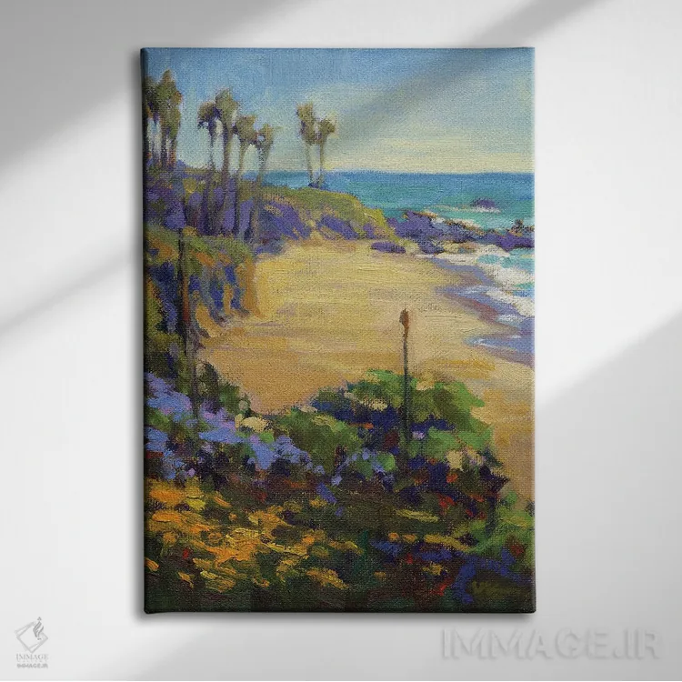 تابلو دکوراتیو بهار در پارک هایسلر اثر کانی کیم - نمای روبهرو روی دیوار