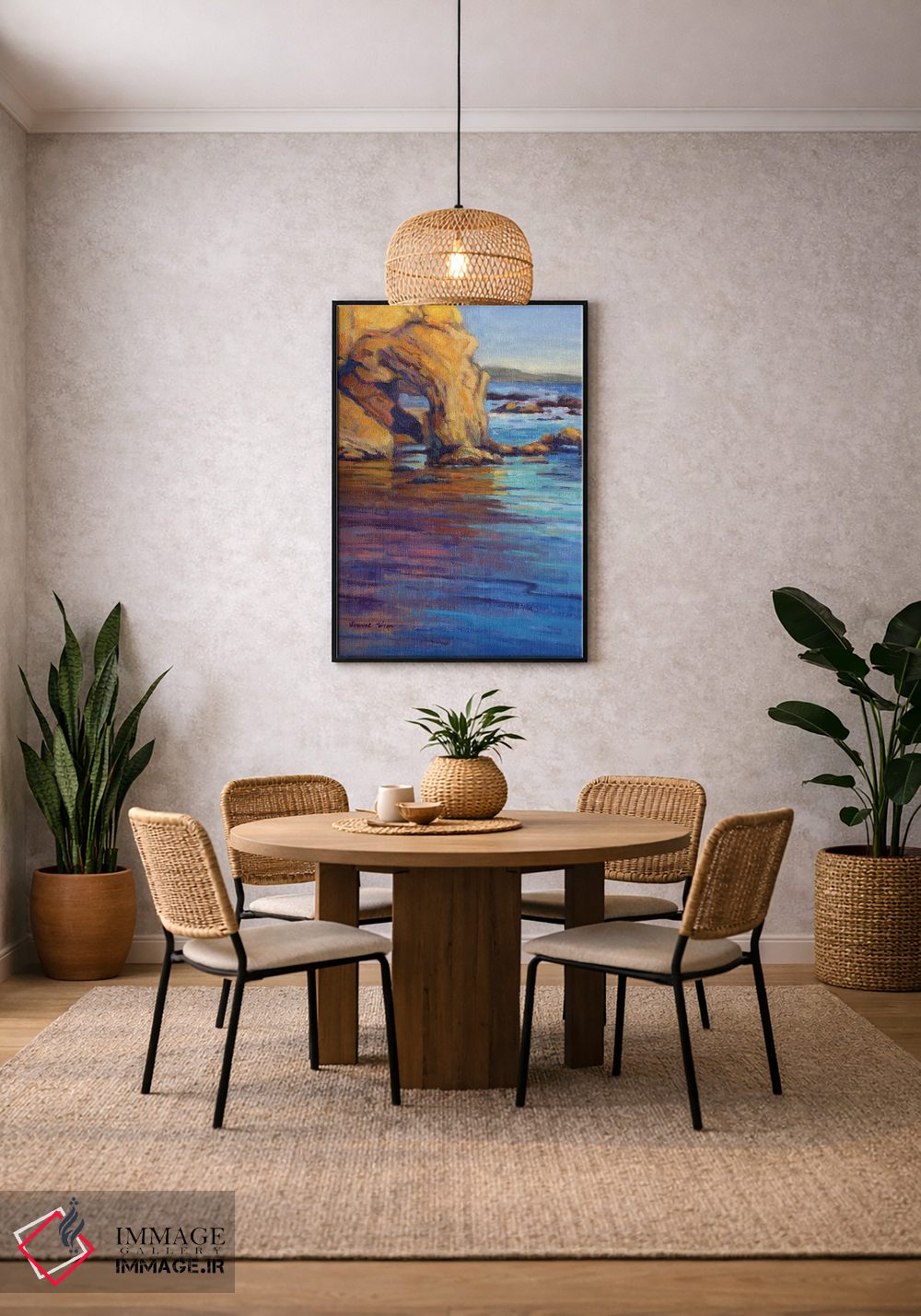 تابلو دکوراتیو کروز ساحلی ششم اثر کانی کیم - D3B