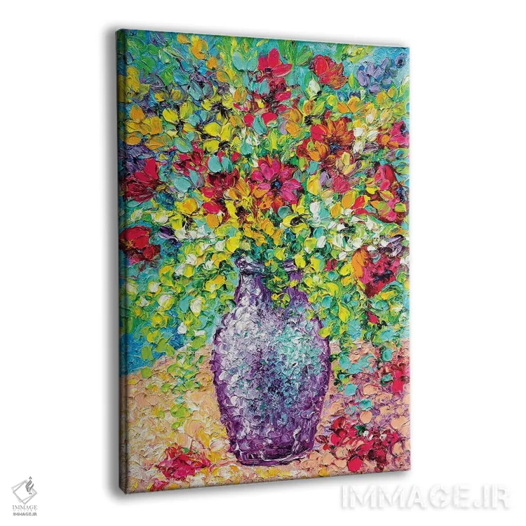 تابلو دکوراتیو دسته گل تابستانی اثر کیمبرلی آدامز - نمای پرسپکتیو محصول