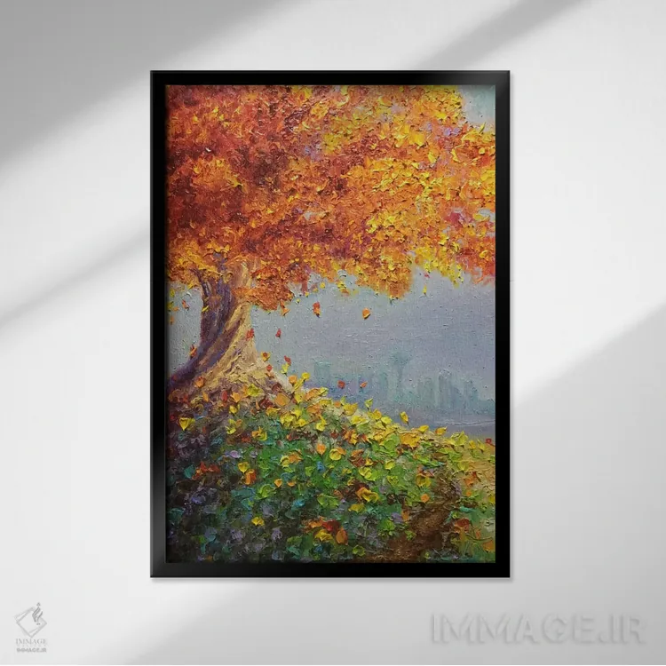 تابلو دکوراتیو منظره اثر کیمبرلی آدامز - نمای قابدار مشکی