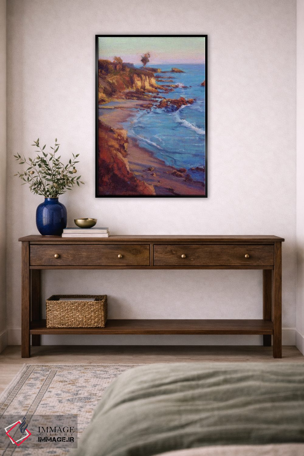 تابلو دکوراتیو Newport Beach,کرونا دل مار، نیوپورت بیچ اثر کانی کیم - D3B