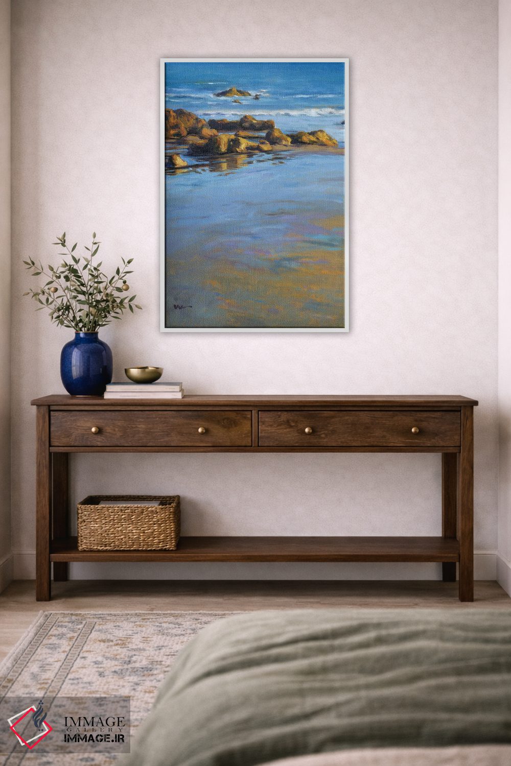 تابلو دکوراتیو انعکاس اقیانوس آرام یک اثر کانی کیم - D3W