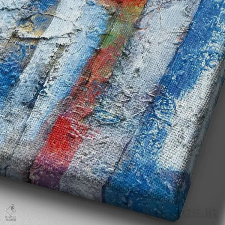 تابلو دکوراتیو مسابقه برای طلا اثر کیپ دکر - نمای نزدیک بافت بوم