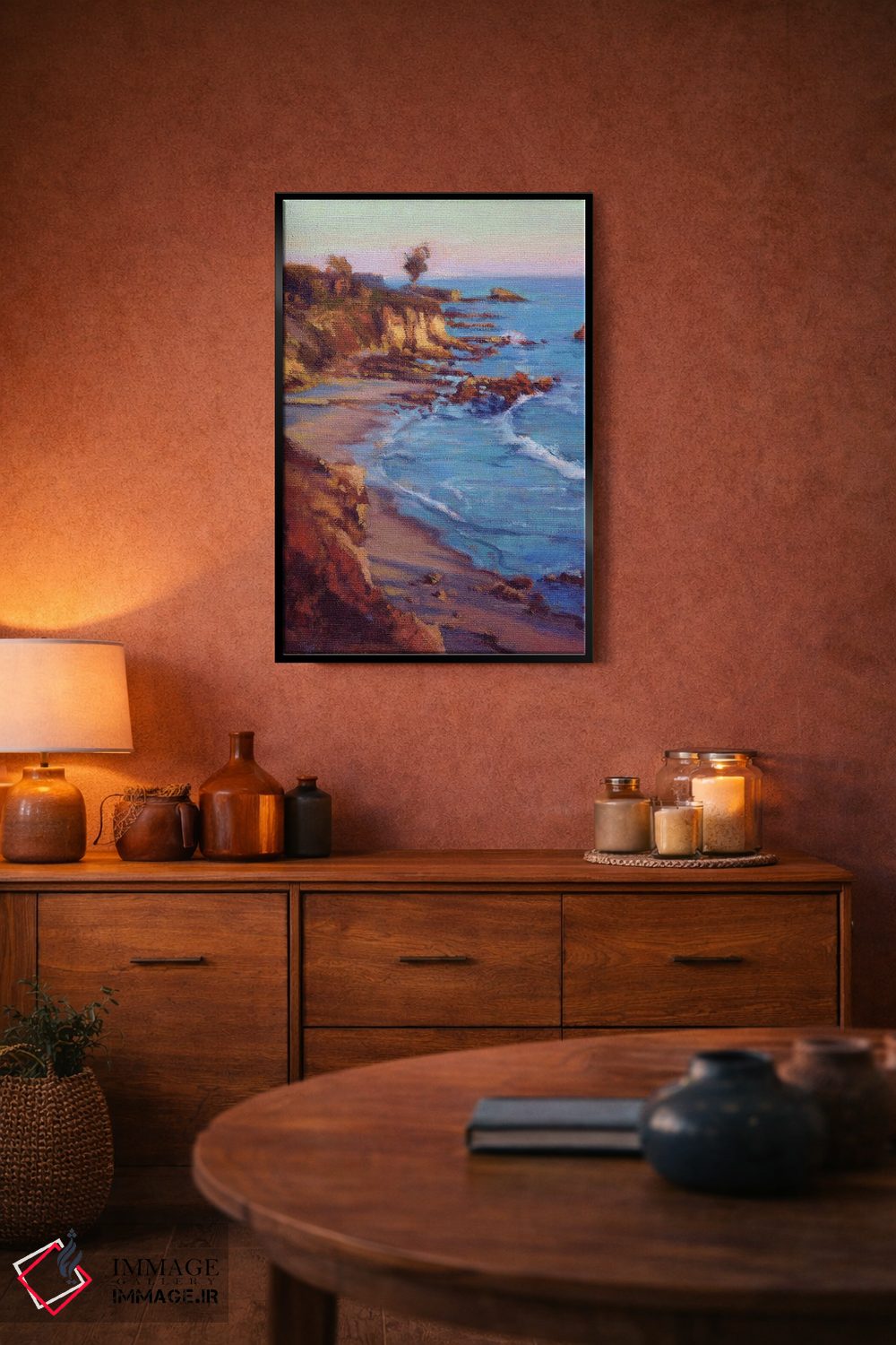 تابلو دکوراتیو Newport Beach,کرونا دل مار، نیوپورت بیچ اثر کانی کیم - D4B