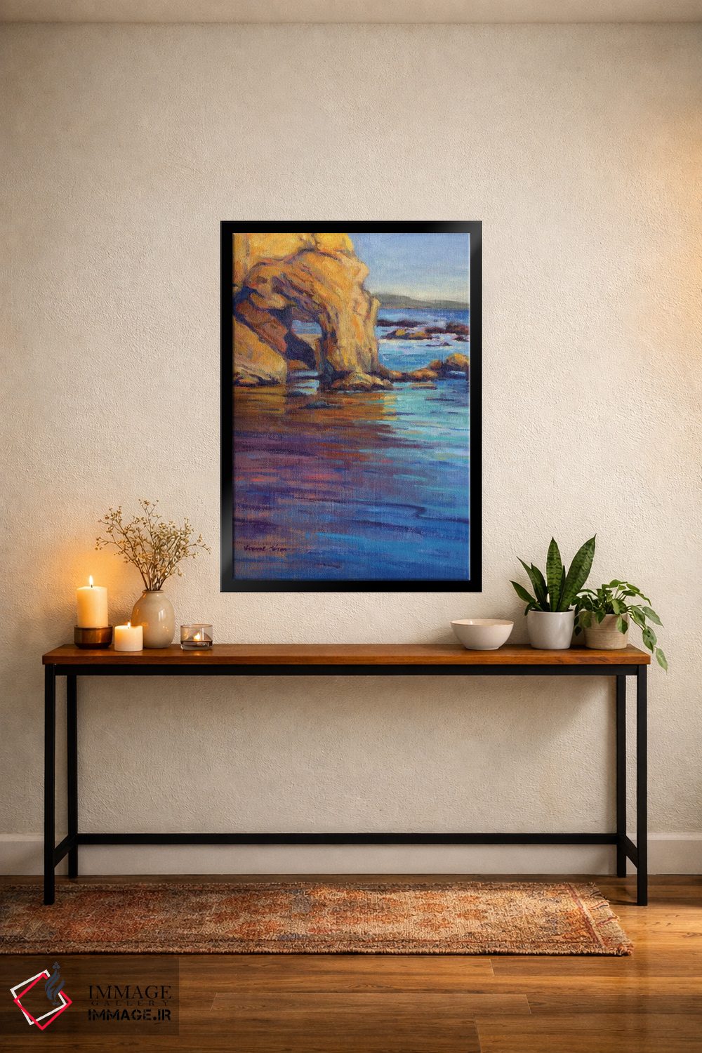 تابلو دکوراتیو کروز ساحلی ششم اثر کانی کیم - D5B