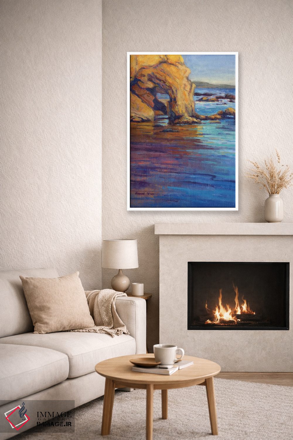 تابلو دکوراتیو کروز ساحلی ششم اثر کانی کیم - D6W