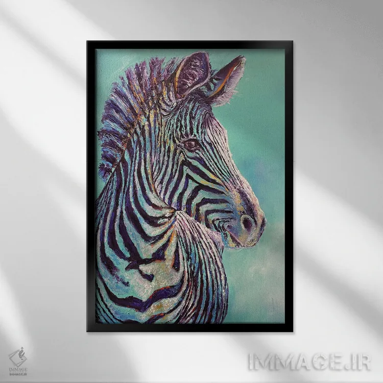 تابلو دکوراتیو رنگم کن شاد اثر کیمبرلی آدامز - نمای قابدار مشکی