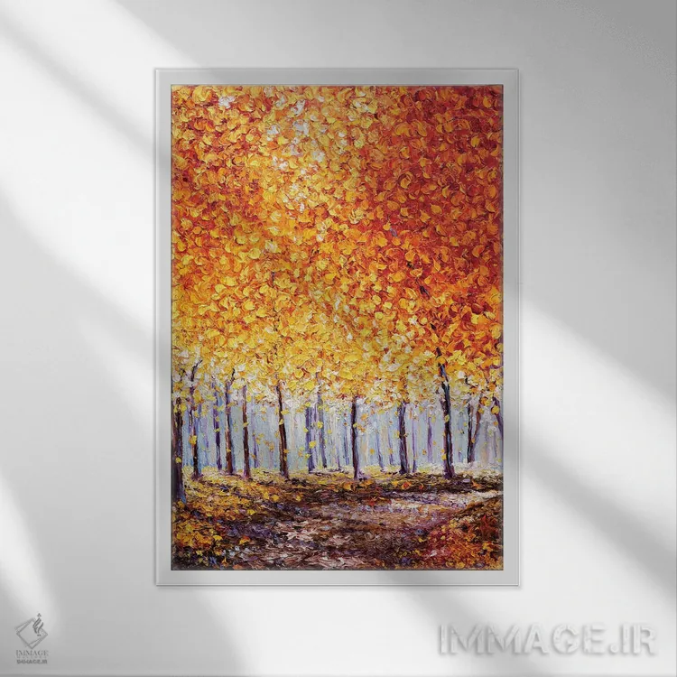 تابلو دکوراتیو نخستین نور اثر کیمبرلی آدامز - نمای قابدار سفید