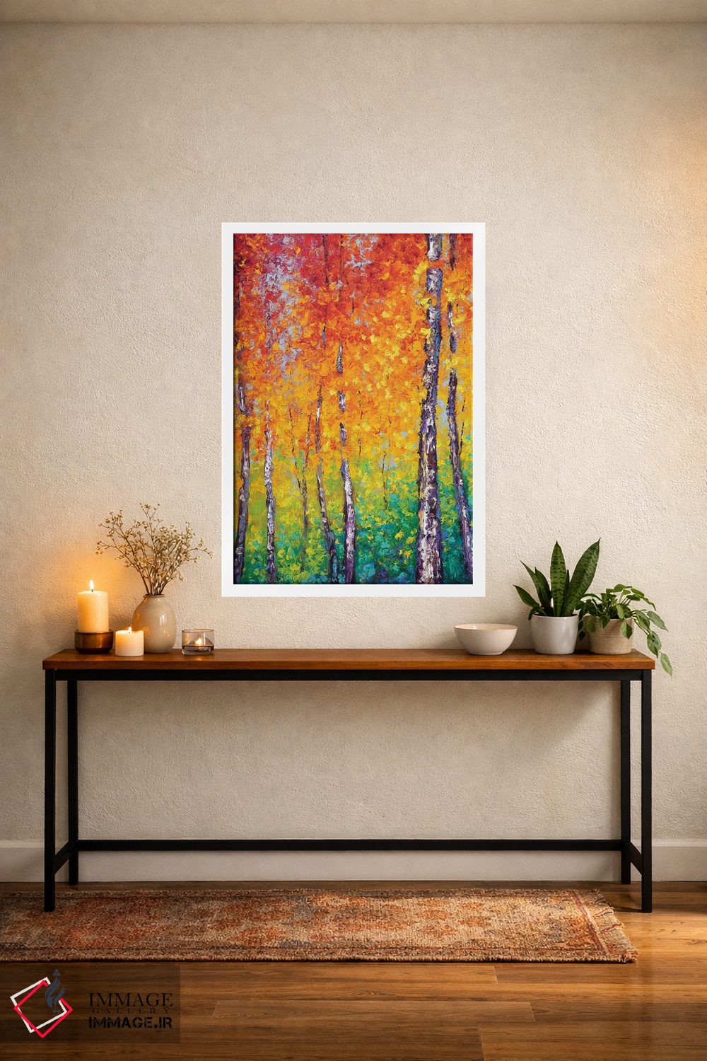 تابلو دکوراتیو دگرگونی پاییزی اثر کیمبرلی آدامز - D2W