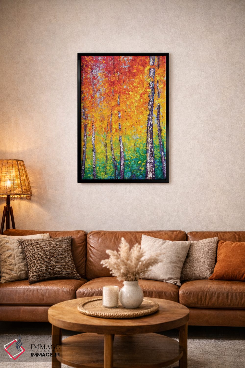 تابلو دکوراتیو دگرگونی پاییزی اثر کیمبرلی آدامز - D3B