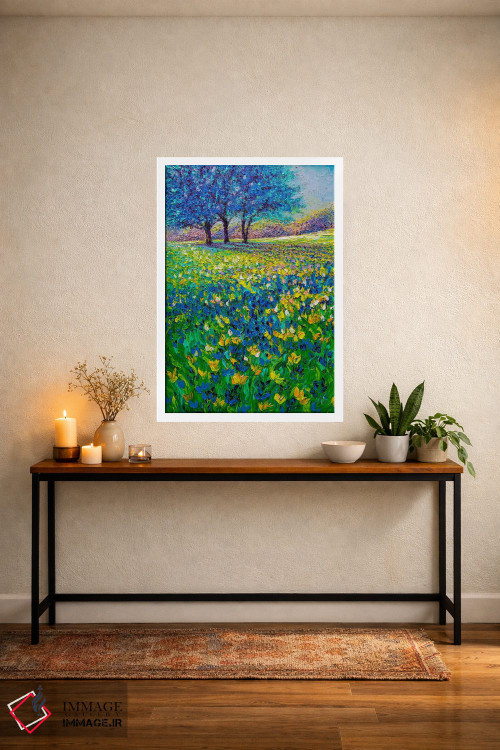 تابلو دکوراتیو صبح آبی اثر کیمبرلی آدامز - D2W