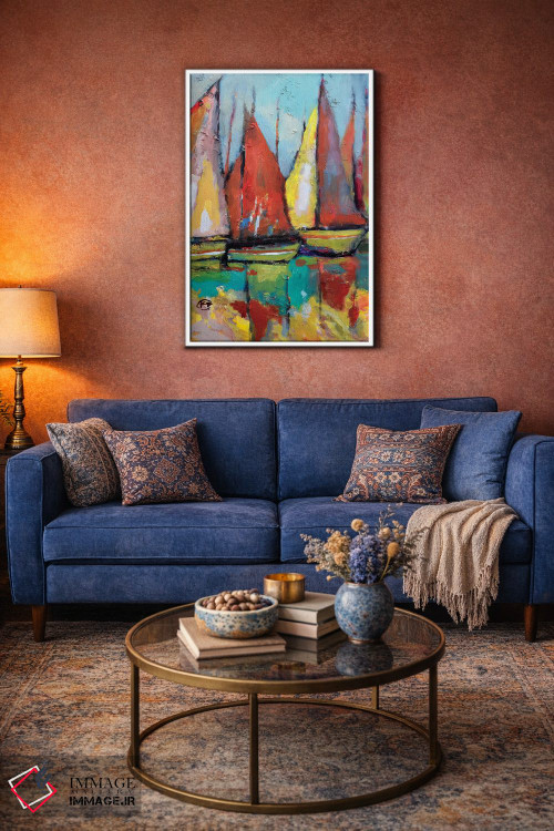 تابلو دکوراتیو قایق های قدیمی تن ماهی اثر کیپ دکر - D2W