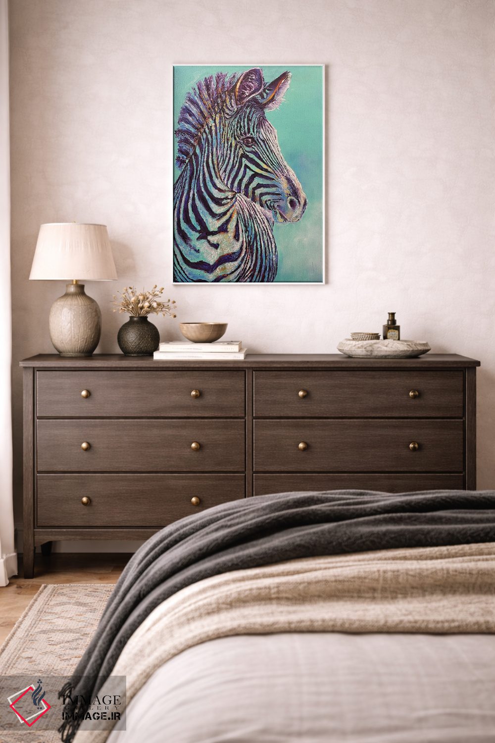 تابلو دکوراتیو رنگم کن شاد اثر کیمبرلی آدامز - D1W