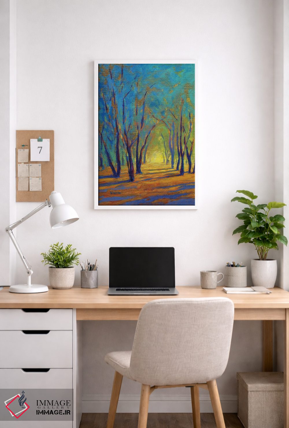 تابلو دکوراتیو رنگ های بهار هشت اثر کانی کیم - D4W