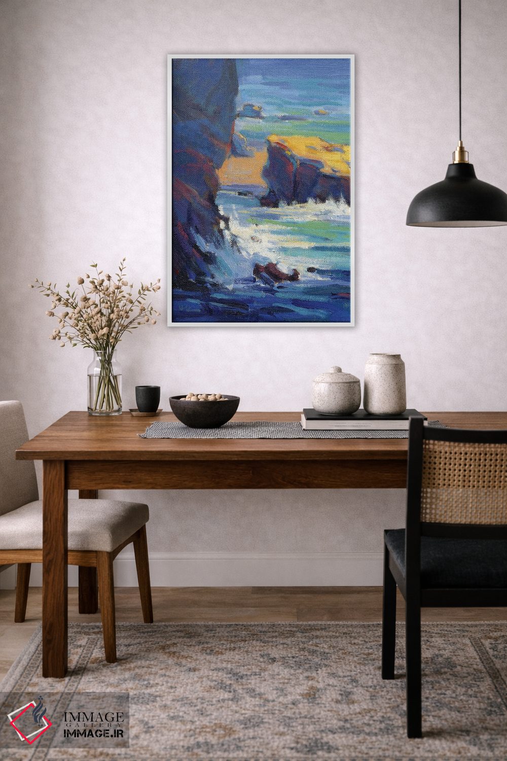 تابلو دکوراتیو صخره های لاگونا اثر کانی کیم - D2W