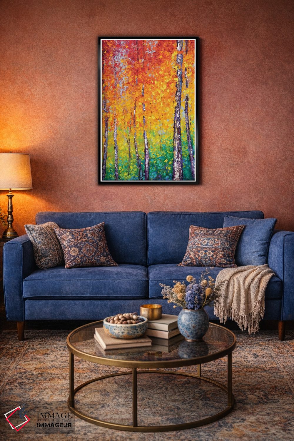 تابلو دکوراتیو دگرگونی پاییزی اثر کیمبرلی آدامز - D5B