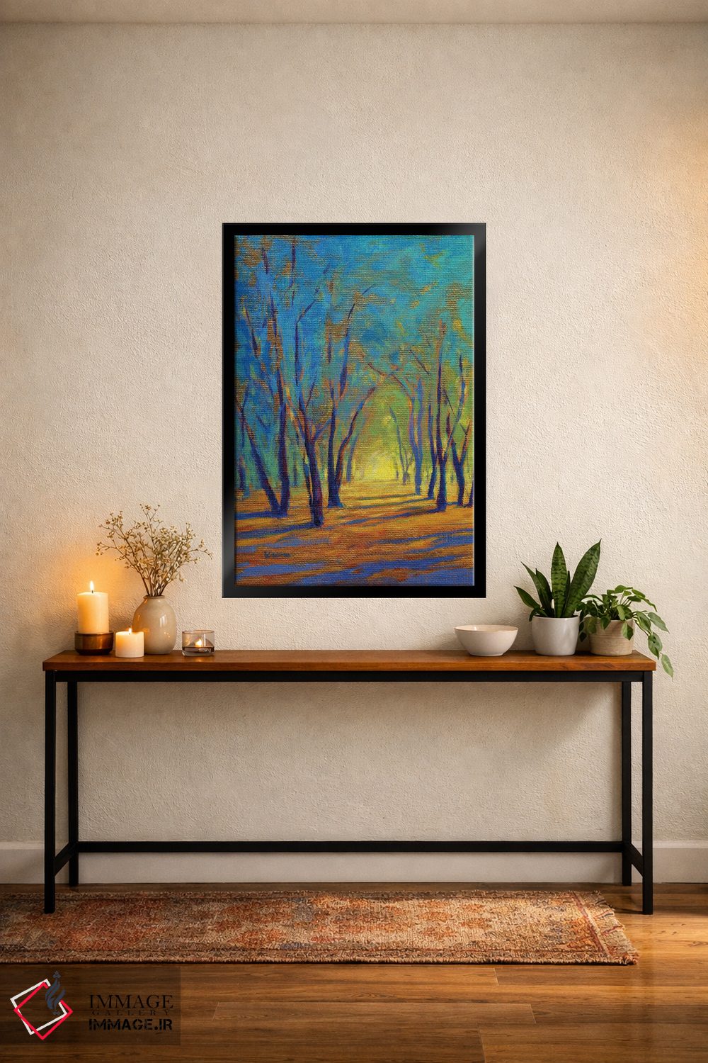 تابلو دکوراتیو رنگ های بهار هشت اثر کانی کیم - D6B