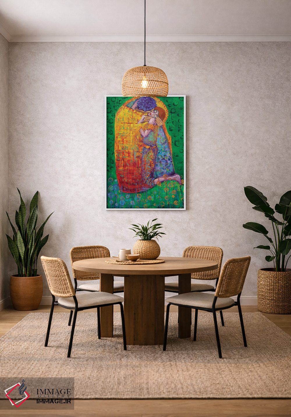 تابلو دکوراتیو در سبک کلیمت اثر کیمبرلی آدامز - D2W