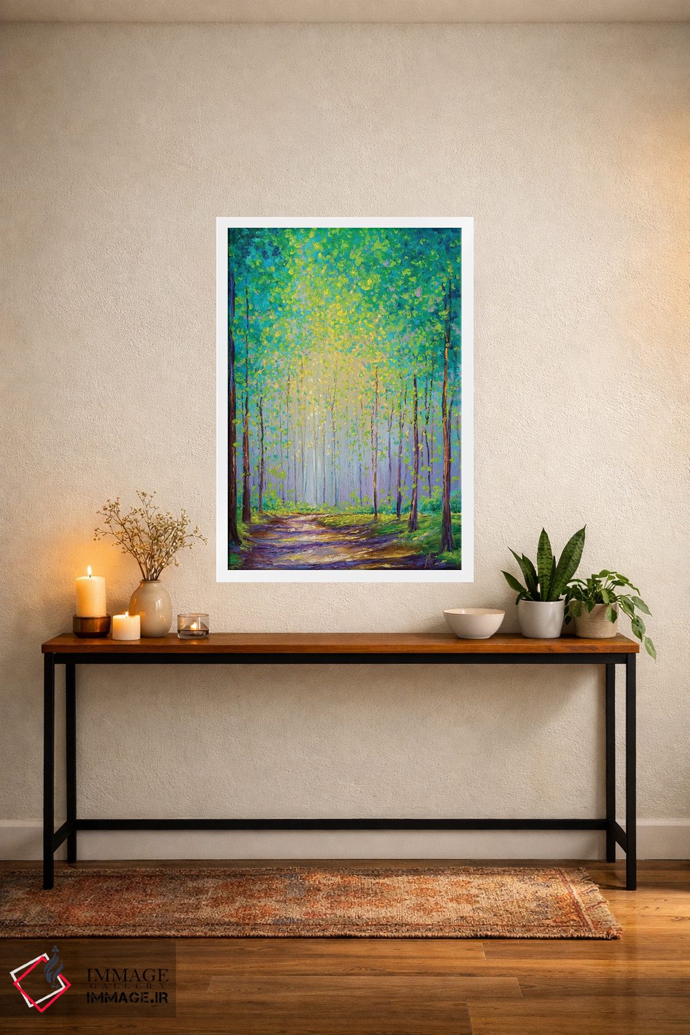 تابلو دکوراتیو قدم زنی عصرگاهی اثر کیمبرلی آدامز - D3W