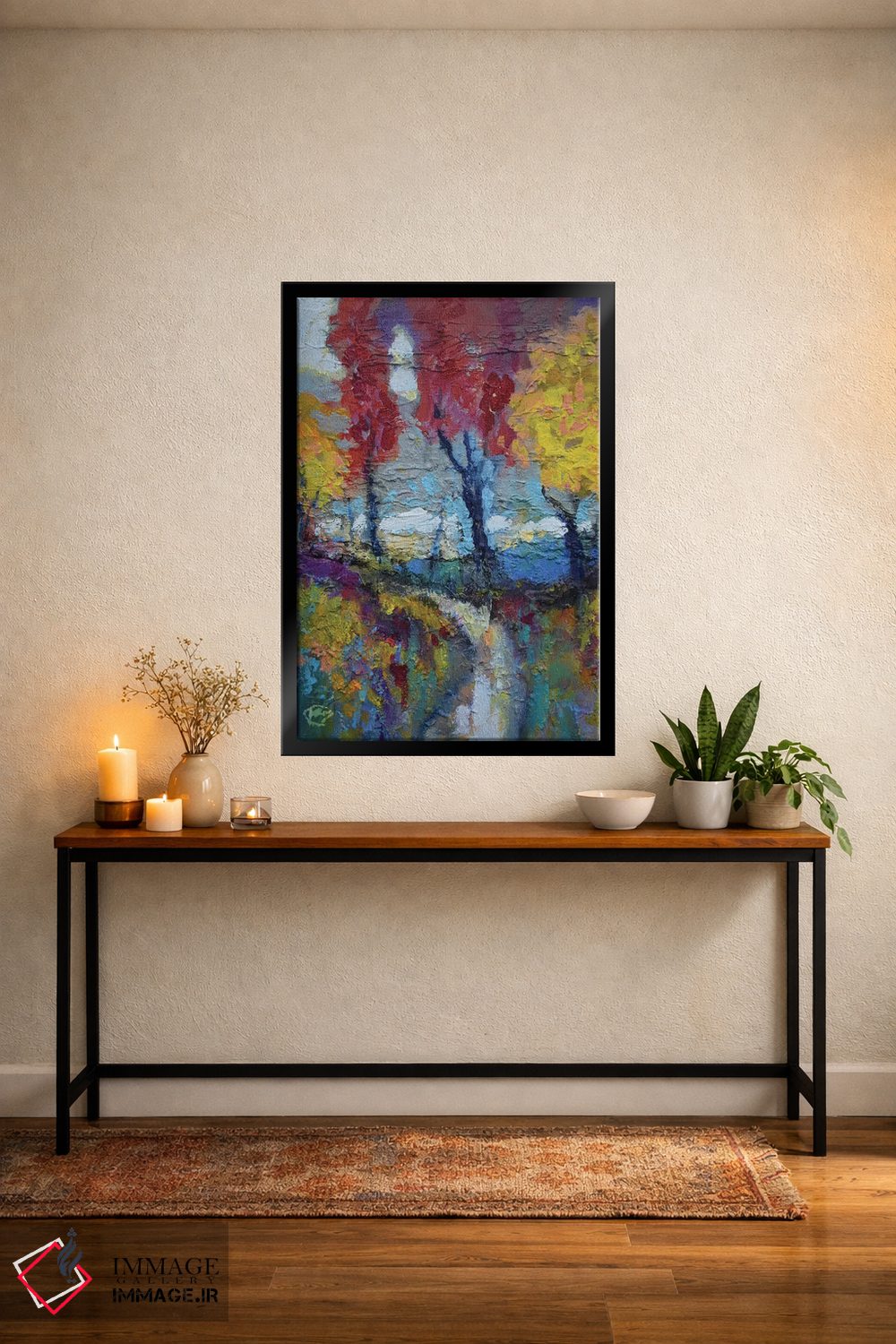 تابلو انتزاعی مسیر تپه اثر کیپ دکر - D5B