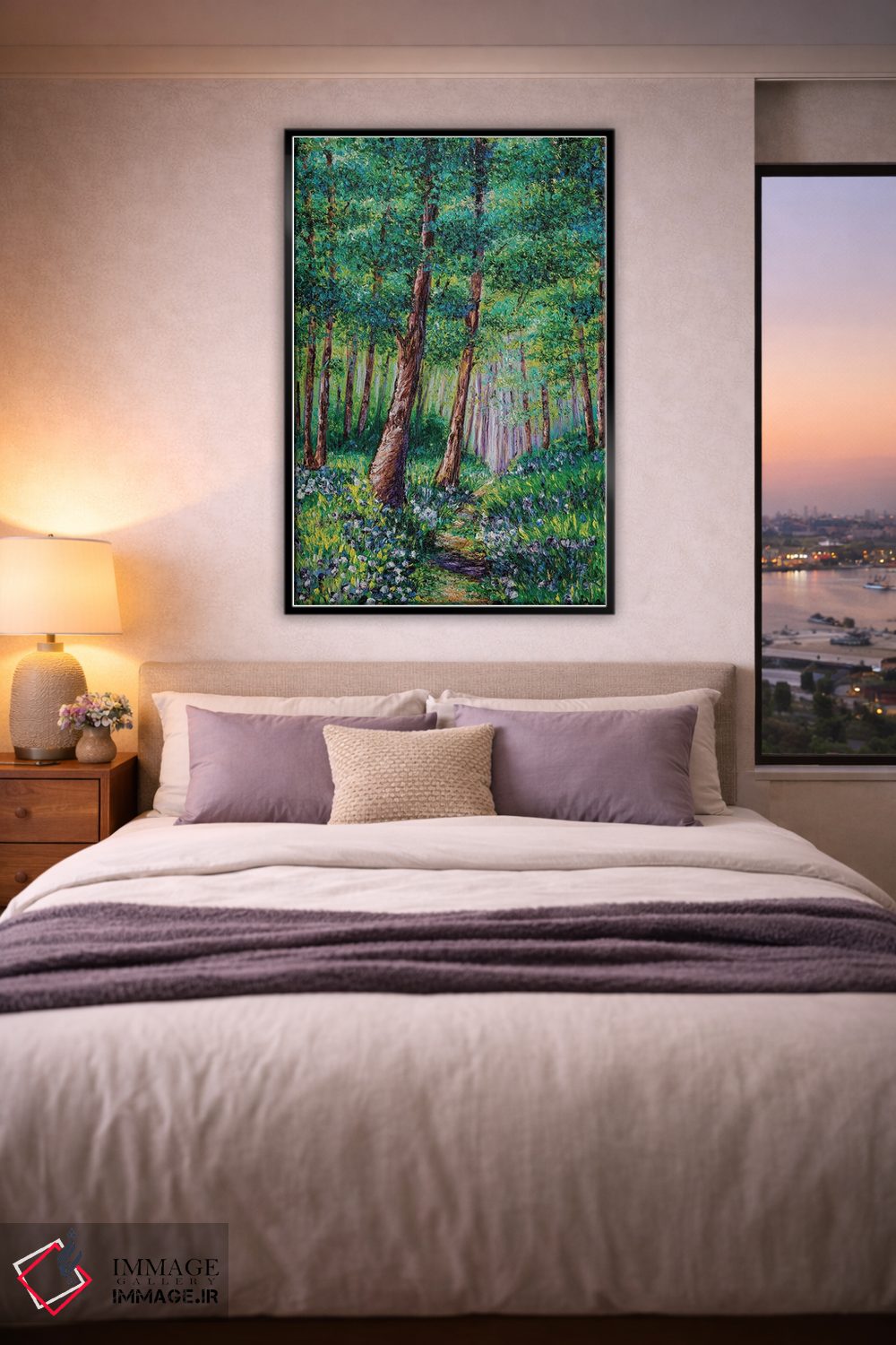 تابلو دکوراتیو جنگل در شکوفه اثر کیمبرلی آدامز - D5B