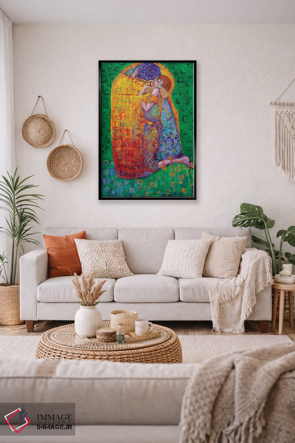 تابلو دکوراتیو در سبک کلیمت اثر کیمبرلی آدامز - D3B