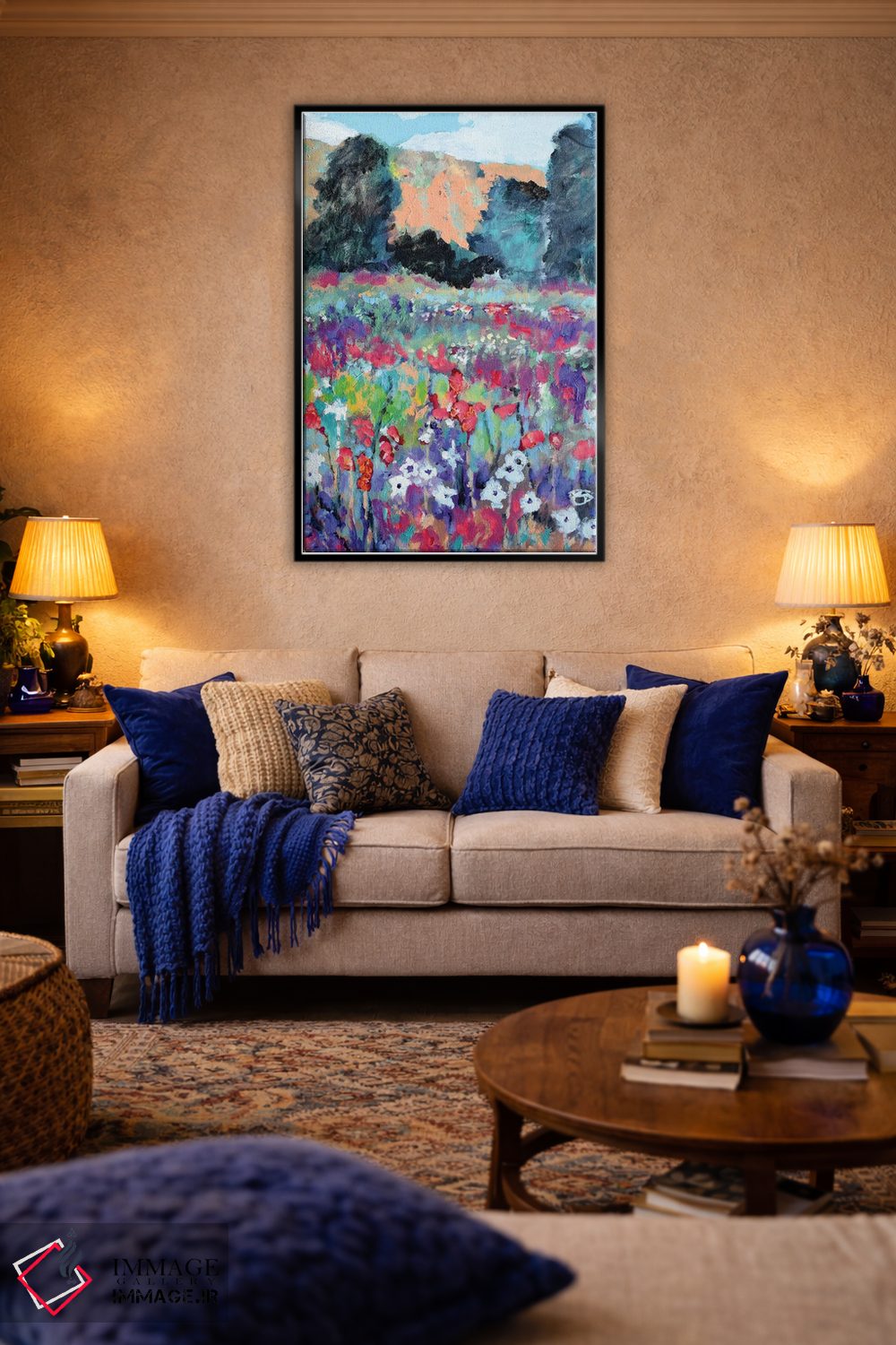 تابلو دکوراتیو گل های چراگاه اثر کیپ دکر - D4B