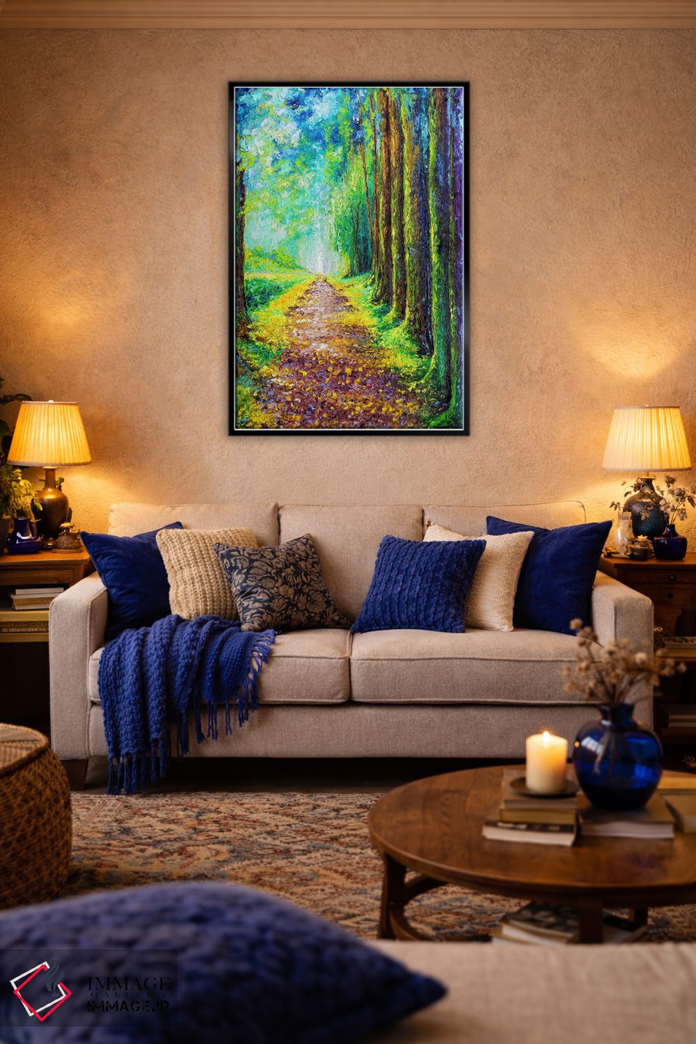 تابلو دکوراتیو آرام بخش اثر کیمبرلی آدامز - D5B