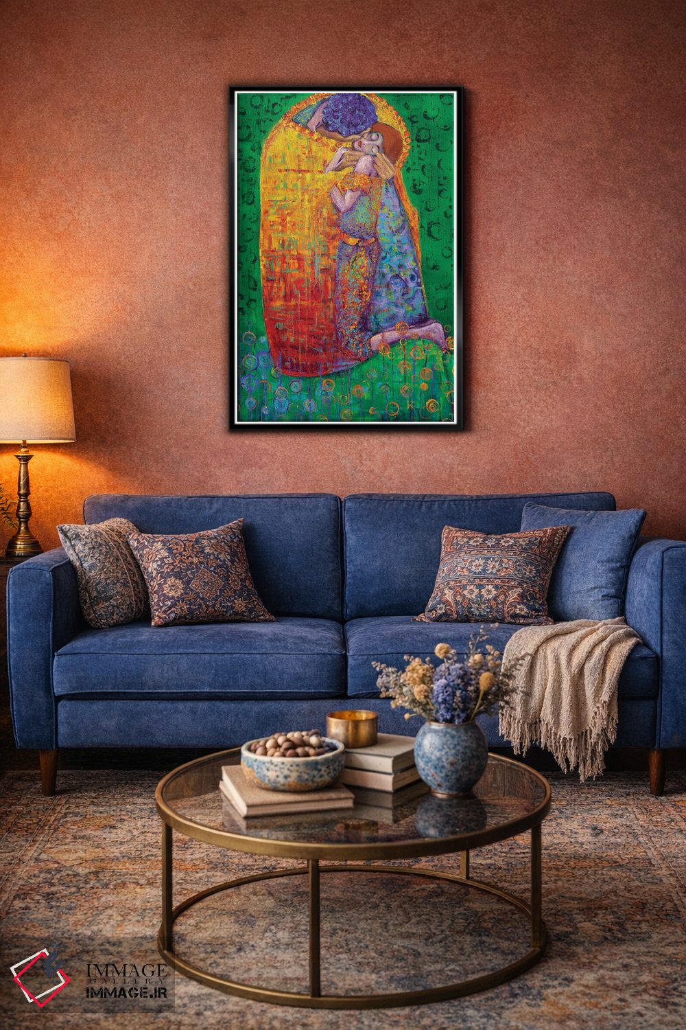 تابلو دکوراتیو در سبک کلیمت اثر کیمبرلی آدامز - D4B