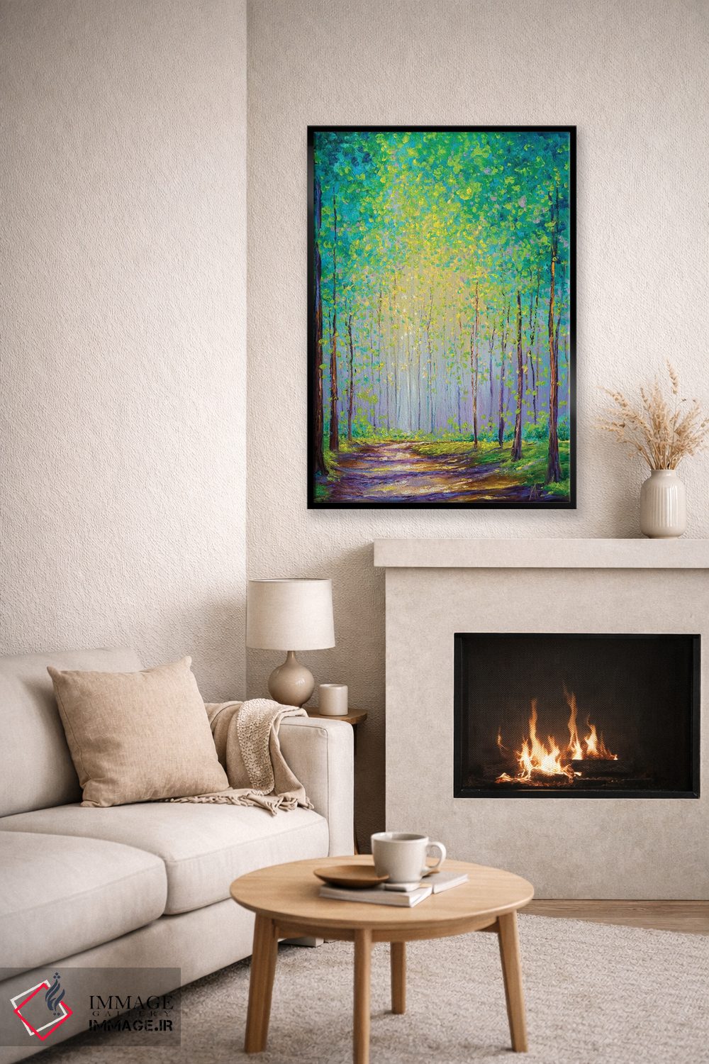 تابلو دکوراتیو قدم زنی عصرگاهی اثر کیمبرلی آدامز - D6B