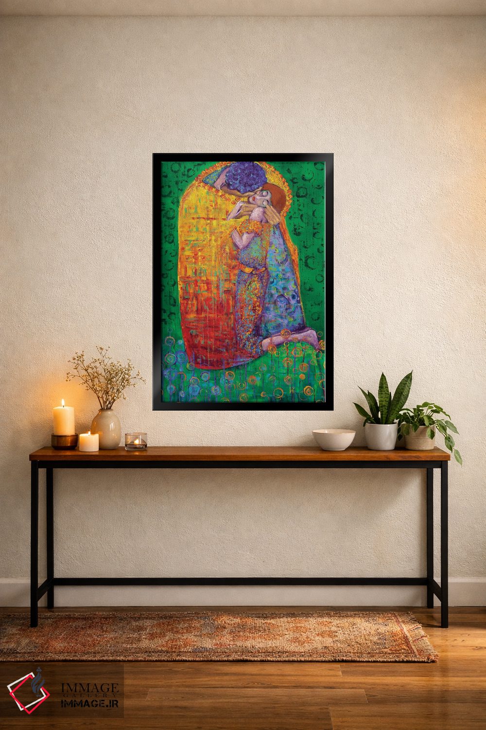 تابلو دکوراتیو در سبک کلیمت اثر کیمبرلی آدامز - D5B