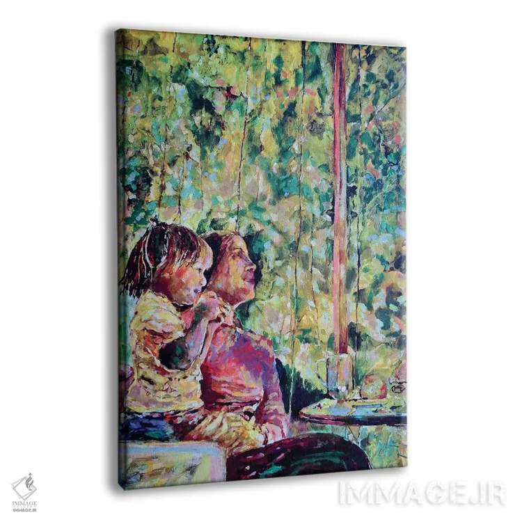 تابلو دکوراتیو سپاسگزار اثر کیپ دکر - نمای پرسپکتیو محصول