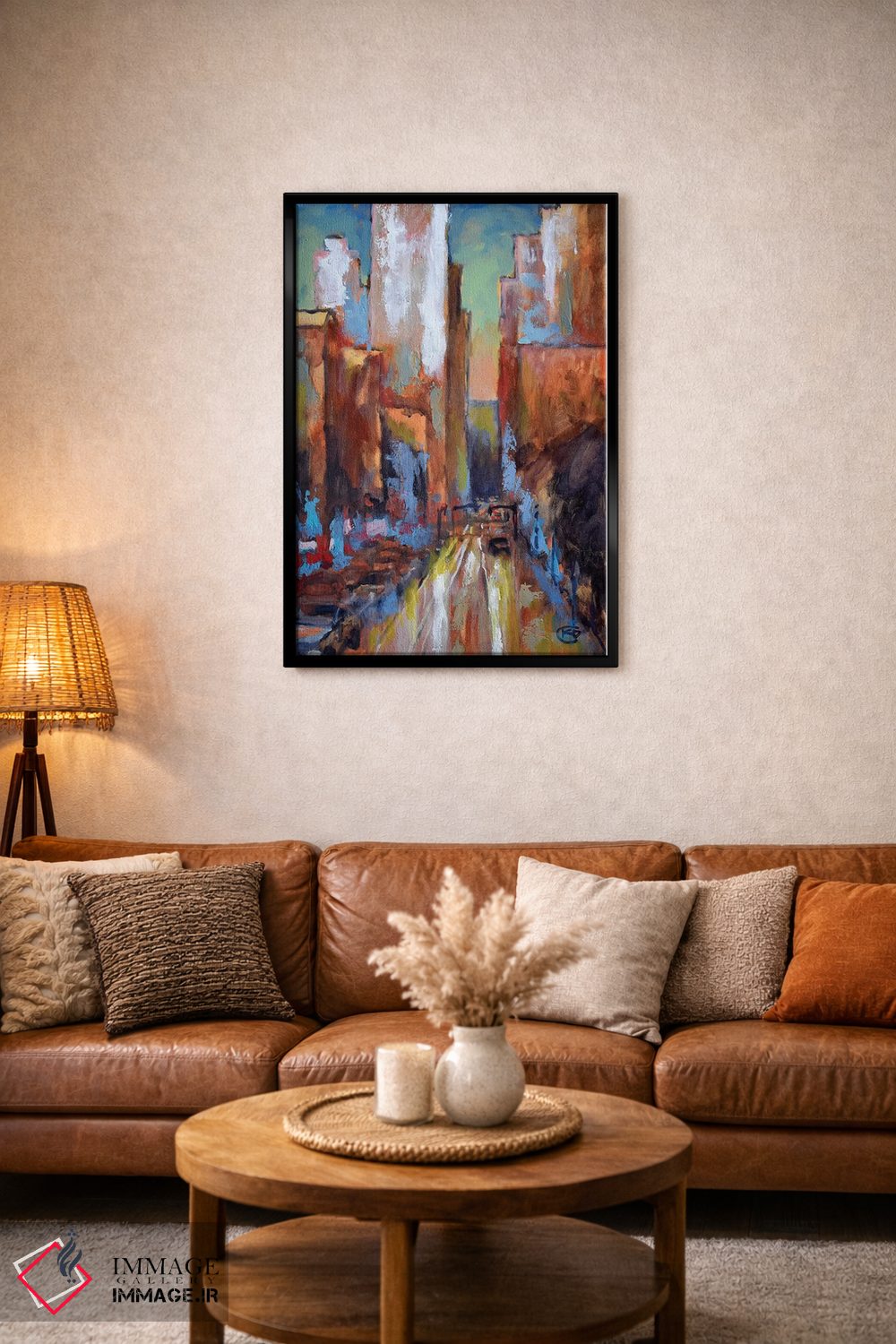 تابلو دکوراتیو شلوغی عصرگاهی اثر کیپ دکر - D3B