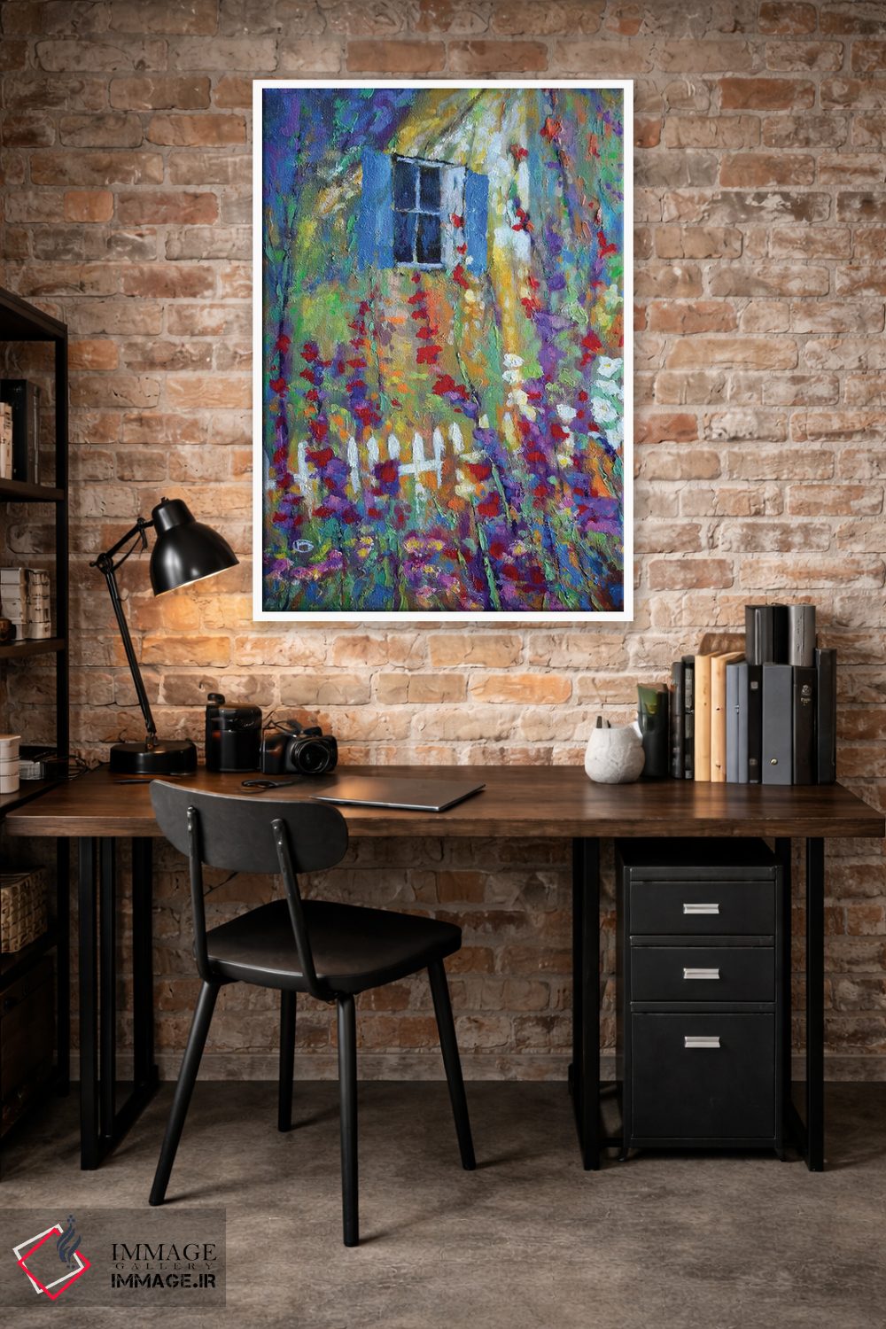 تابلو انتزاعی پنجره پشتی اثر کیپ دکر - D2W