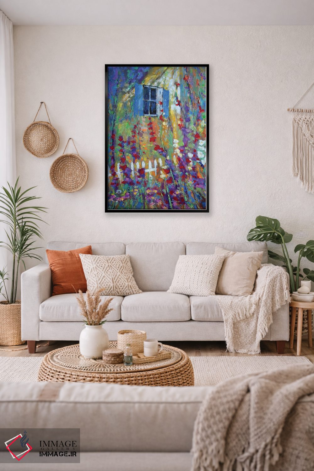 تابلو انتزاعی پنجره پشتی اثر کیپ دکر - D4B