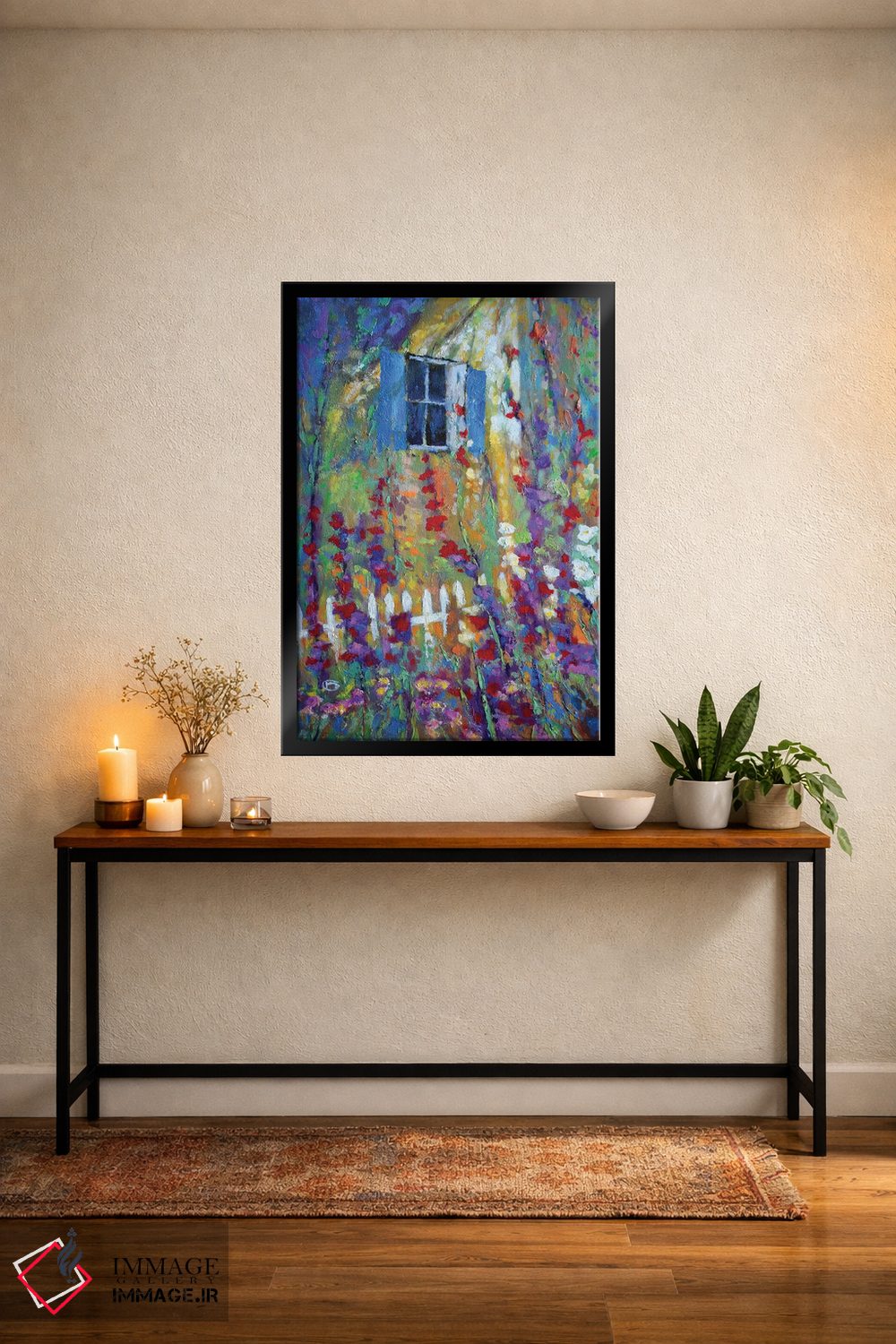 تابلو انتزاعی پنجره پشتی اثر کیپ دکر - D6B