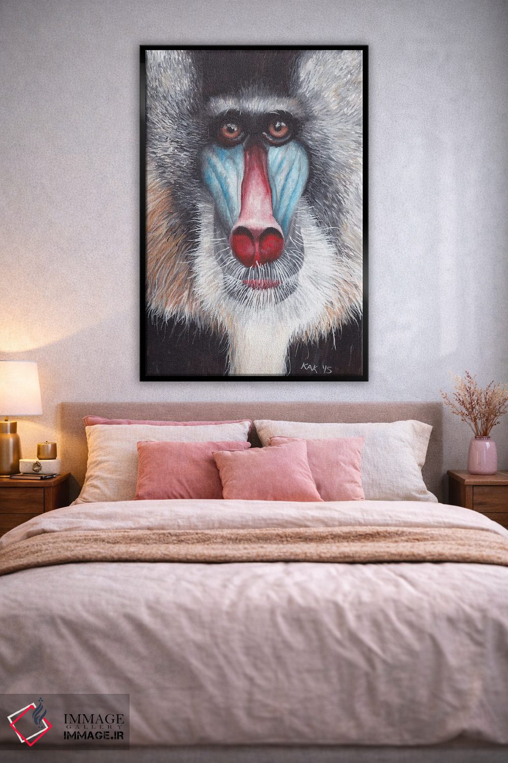 تابلو دکوراتیو ماندریل اثر هنر و طراحی KAK - D1B